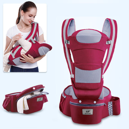 Ergonomic Baby Carrier Infant Baby Hipseat Carrier 3 in 1 Front Facing Ergonomic Kangaroo Baby Wrap Sling