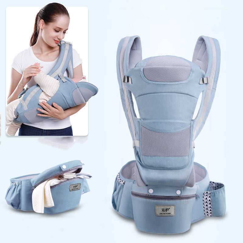 Ergonomic Baby Carrier Infant Baby Hipseat Carrier 3 in 1 Front Facing Ergonomic Kangaroo Baby Wrap Sling