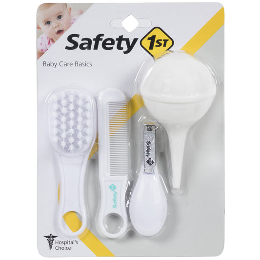 Safety 1ˢᵗ Baby Care Basics 4 Piece Infant Essentials Set, White