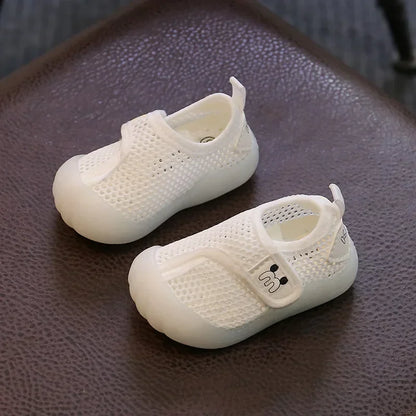 Baby Shoes Boys/Girls Toddler Shoe 2023 Summer New Boy Breathable Mesh Sports Shoe Girls Soft Sole Mesh Shoes Kids Shoes Tênis